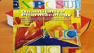 About For Books  Quantitative Pharmacology: An Introduction to Integrative