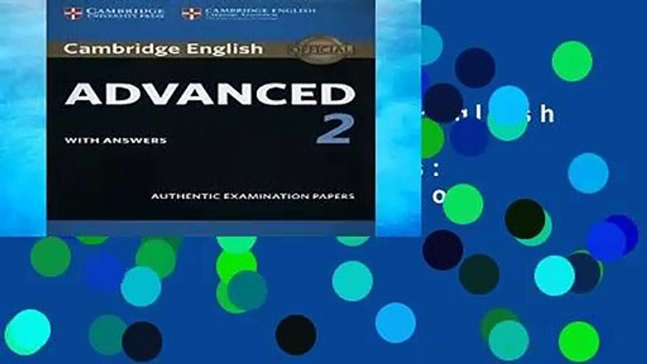 R.E.A.D Cambridge English Advanced 2 Student s Book with answers: Authentic Examination Papers