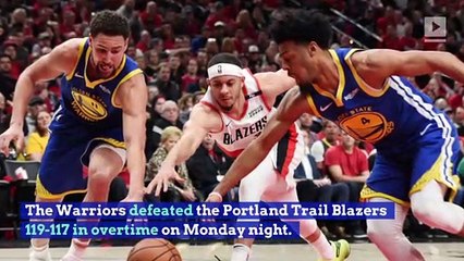 Warriors Sweep Blazers to Reach Fifth Straight NBA Finals