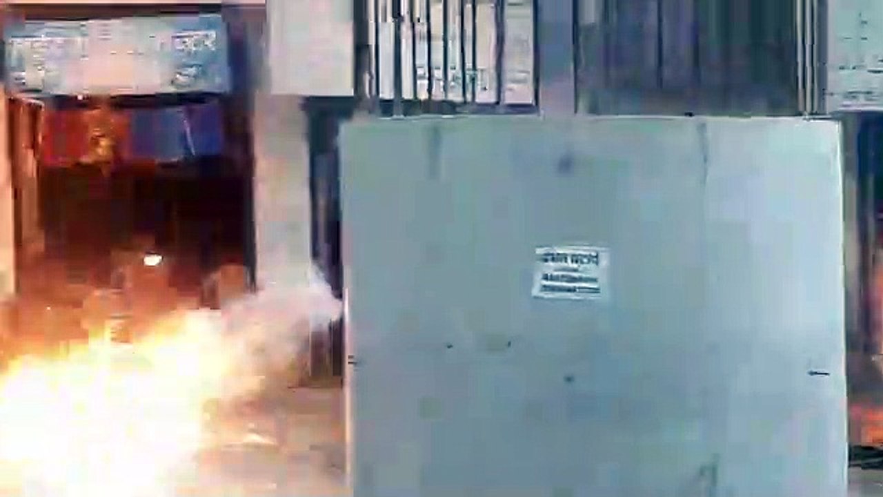 Dangerous when the electicity wires fall to the ground. Shocking!