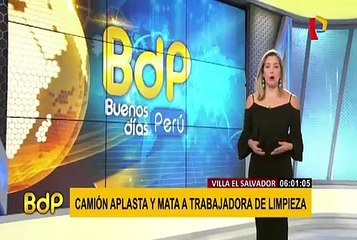 VES: trabajadora de limpieza muere tras ser arrollada por camión