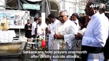 Prayers mark one month since Sri Lanka bombings