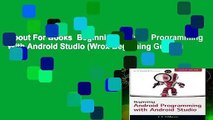About For Books  Beginning Android Programming With Android Studio (Wrox Beginning Guides)  For