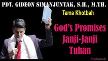 Sermon - Janji Janji Tuhan (God's Promises) Ps Gideon Simanjuntak