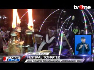 Karnaval Unik Tongtek, Bangunkan Sahur dengan Musik