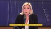Vincent Lambert : "Il ne m’apparaît pas que ça correspond à l'esprit de la loi Leonetti"affirme Marine Le Pen : "C'est une décision de justice qui condamne à la mort alors qu'on n'est pas dans un cas d'acharnement thérapeutique"
