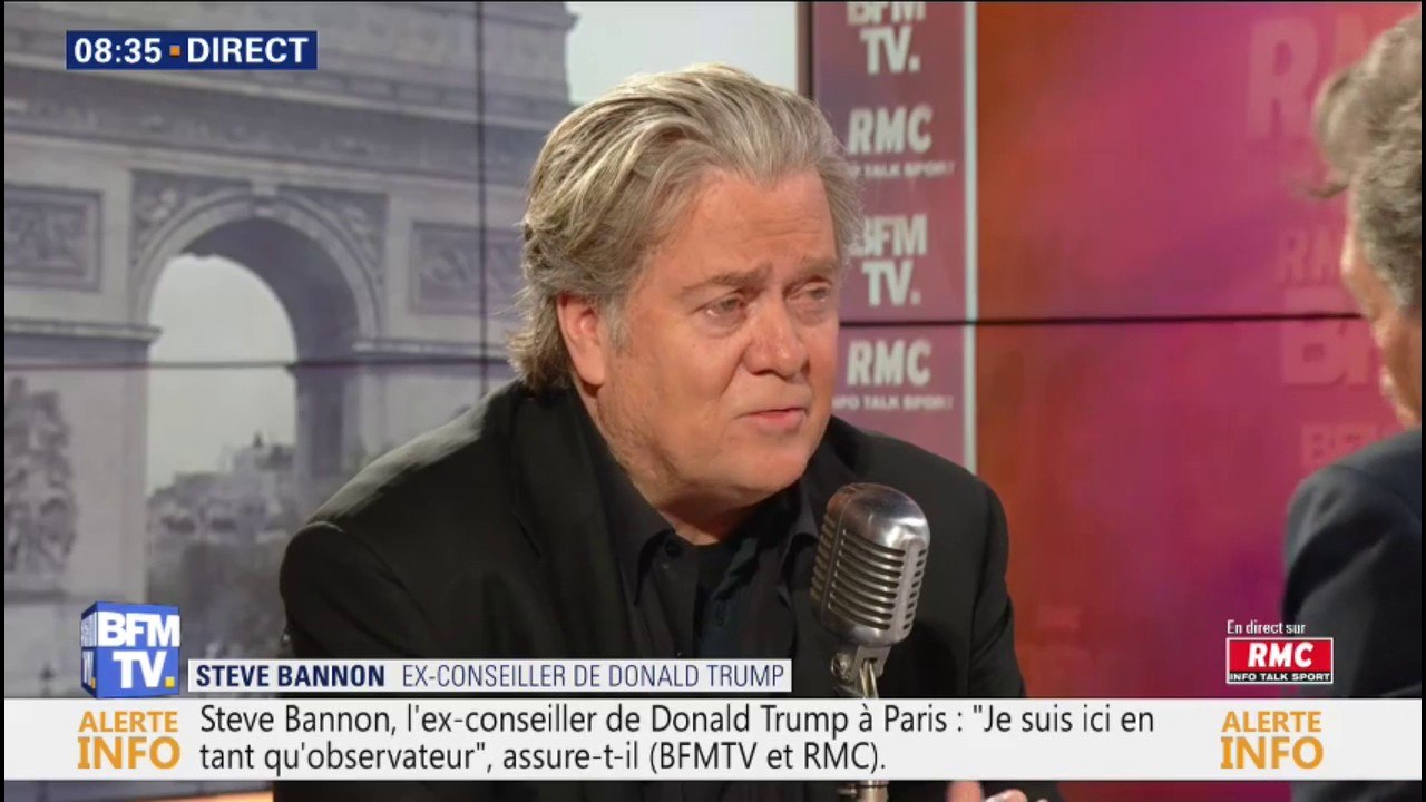Pour Steve Bannon, la France représente un "intérêt particulier", en particulier Marine Le Pen