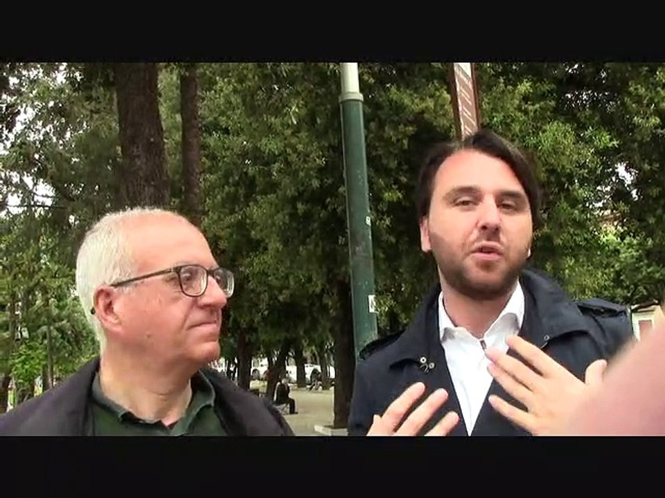 L'arch. Carlo Ferraro cand. sindaco M5S incontra Mario Furore-y-10 magg 19