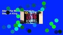 About For Books  Revival by Stephen King