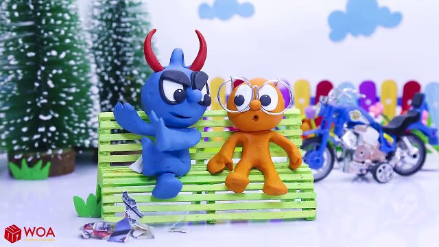 CLAY MIXER: DOUBLE TROUBLE IDENTICAL TWINS Play Doh Cartoons