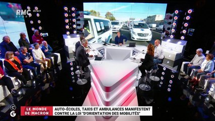 Le monde de Macron : Auto-écoles, taxis et ambulances manifestent contre la loi "d'orientation des mobilités" - 20/05