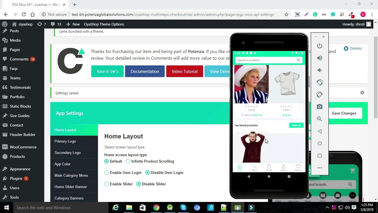 The best responsive wordpress themes and IOS & Android templates | Ciya shop