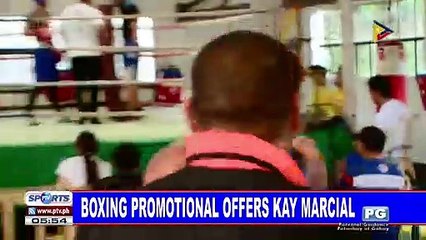 Boxing promotional offers kay Marcial