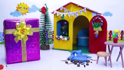 CLAY MIXER: WRONG CHRISTMAS PRESENT DELIVERY  Play Doh Cartoons