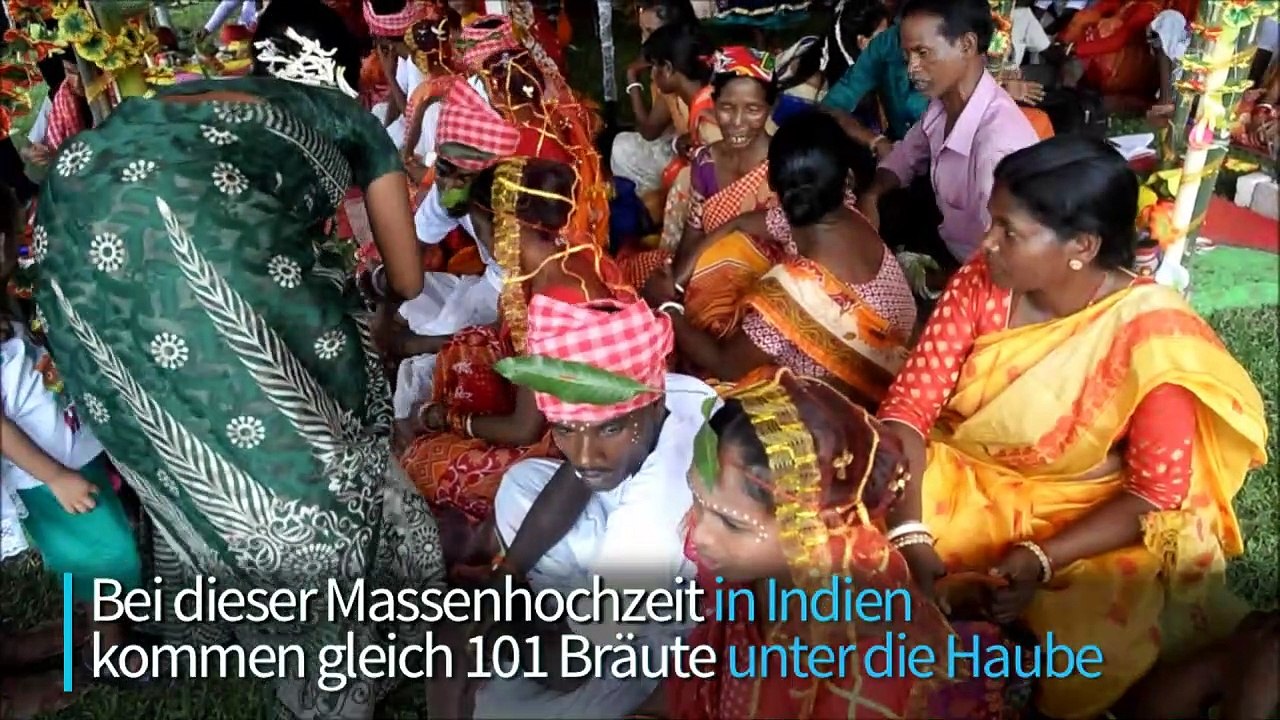 101 Paare geben sich das Ja-Wort