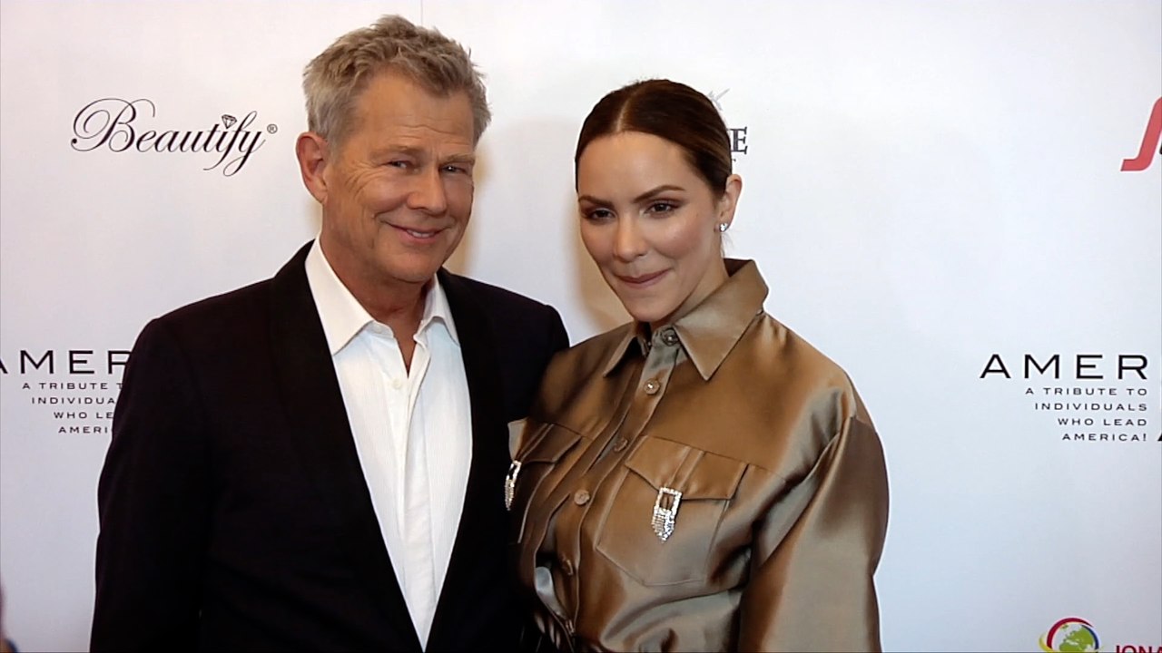 David Foster and Katharine McPhee "American Icon Awards" Gala Red Carpet