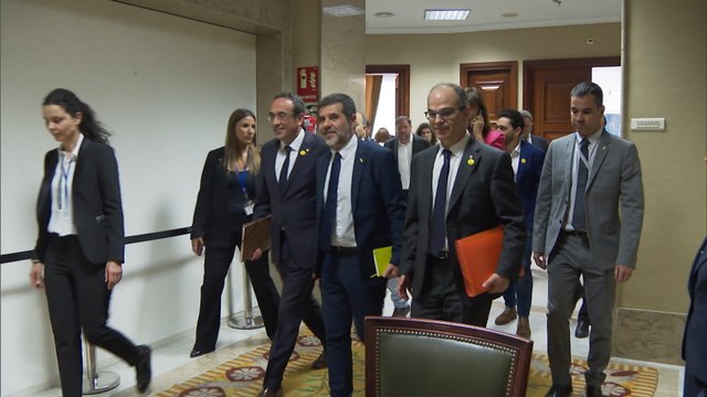Los diputados presos por el 'procés' tramitan sus credenciales
