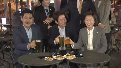 여야 원내대표, 여의도에서 만나 '맥주 회동' / YTN