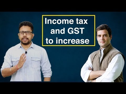 Rahul's plans to destroy the middle class with increased income tax and GST in the name of NYAY