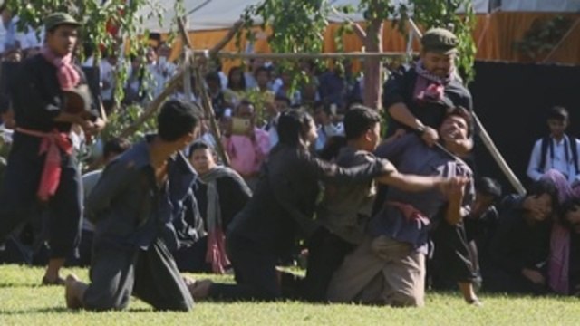 Camboya escenifica las matanzas del Jemer Rojo en recuerdo de las víctimas