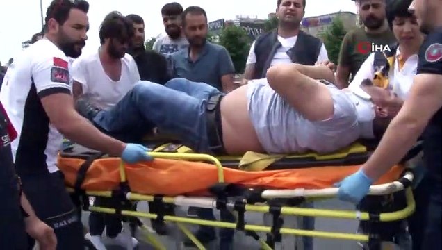 Basın Ekspres Yolunda 7 Araç Birbirine Girdi: 1 Yaralı