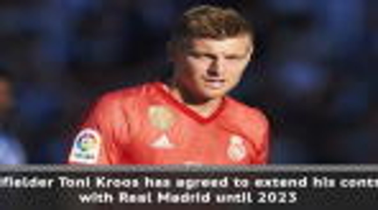 Toni Kroos extends Real Madrid deal