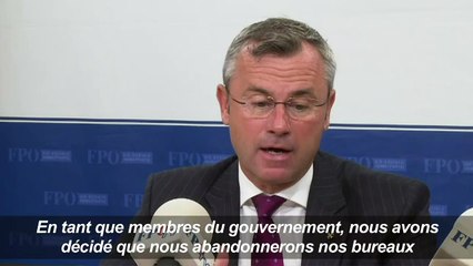 Autriche: l'extrême droite prête à quitter le gouvernement