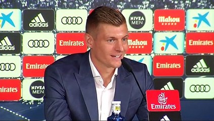Kroos: "Si el míster no me quisiera no estaríamos aquí hoy"