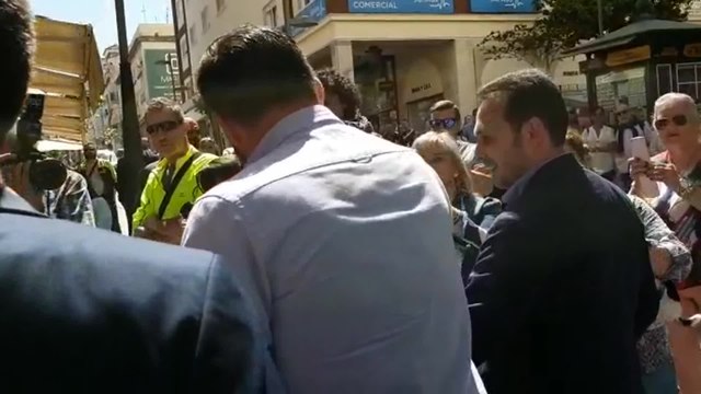 El lider de Vox Santiago Abascal, en Ceuta