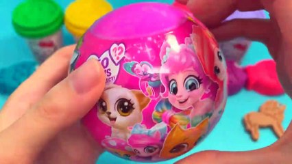 Learn Colors with 8 Color Play Doh Fish & Making Animals | PJ Masks Zuru5 Disney Frozen Surprise Toy