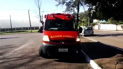 Siate socorre motociclista ferida na Rua da Lapa