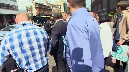 Nigel Farage hit by milkshake on campaign visit to Newcastle