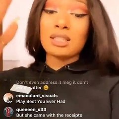 Megan Thee Stallion explains "Simon Says" history on IG Live and backs up Juicy J's story