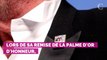 PHOTOS. Cannes 2019 : quand Alain Delon snobe ses deux fils avec un pin's collector lors de la remise de sa Palme d'honneur