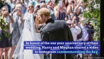 Prince Harry and Meghan Markle Share Unseen Wedding Day Photos