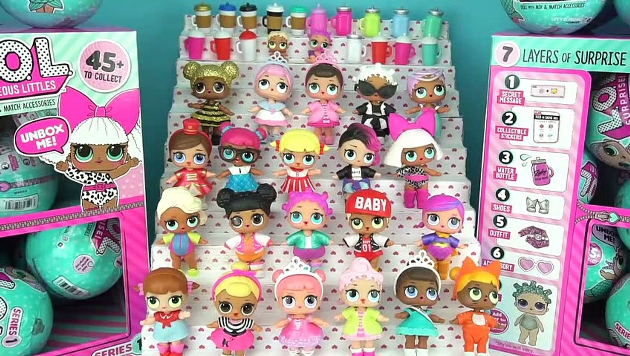 L.O.L Surprise Doll FULL SET of Series 1 - Wave 2 Ultra Rare Dolls that Pee  Spit and Cry! - video Dailymotion