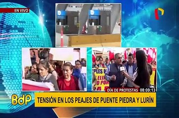 Lurín: taxistas se congregan para marchar contra peajes