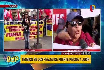 Download Video: Puente Piedra: decenas protestan contra el pago excesivo de peajes