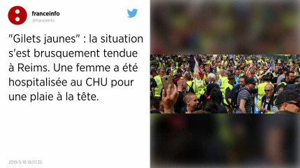 Gilets jaunes. À Reims, une femme blessée accuse un policier de l’avoir heurtée « délibérément »