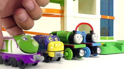 Spider Monster & Thomas & Friends & Tayo the Little Bus Garage Toy Avengers Spiderman Attack