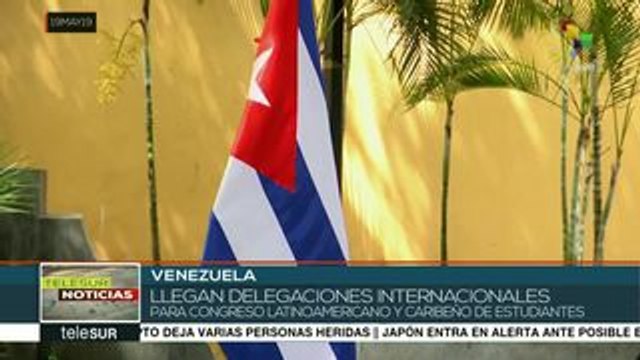 Venezuela: llegan jóvenes a Congreso Latinoamericano de Estudiantes