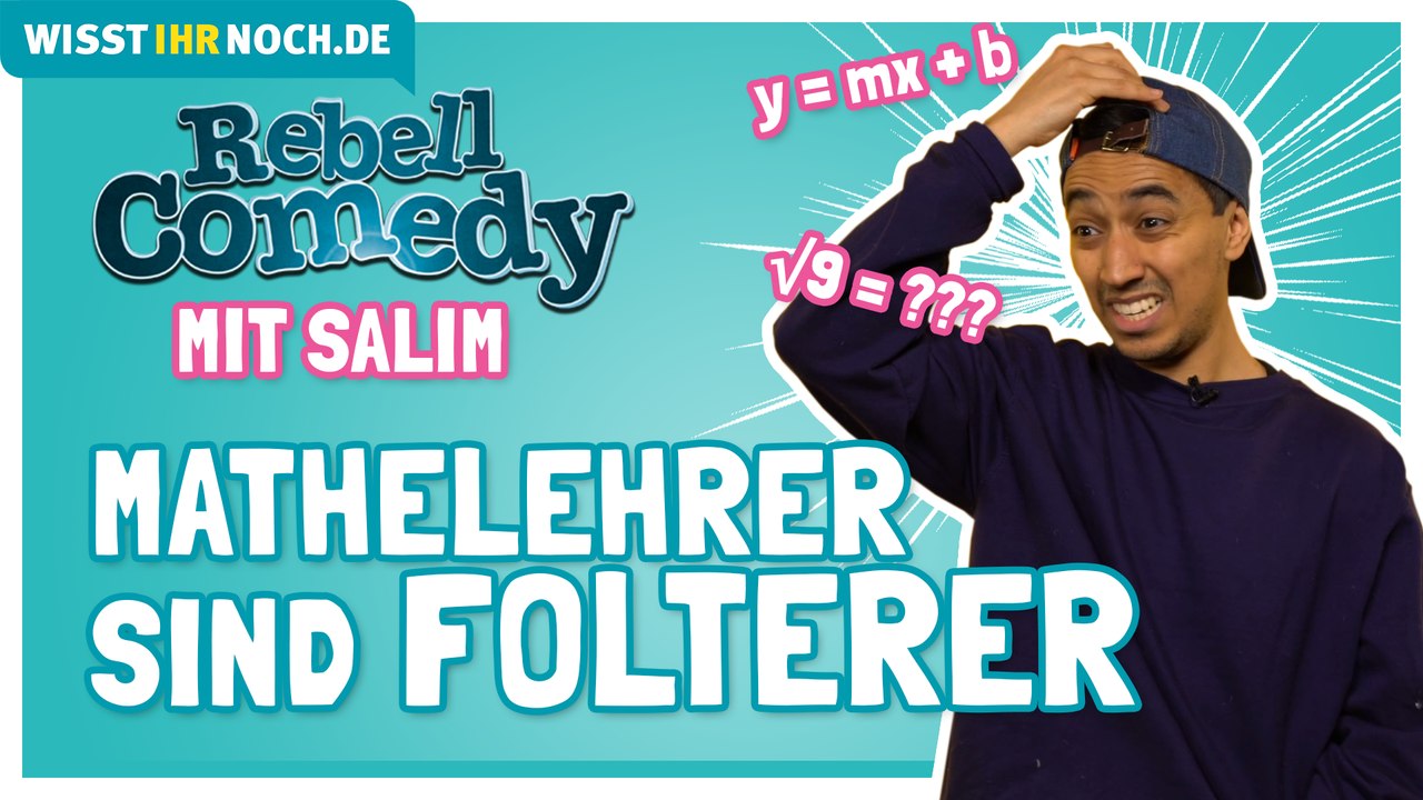 Mathe vs. Schüler - Salim redet über Mathe, Schmerzen und Folter. (Rebellcomedy)