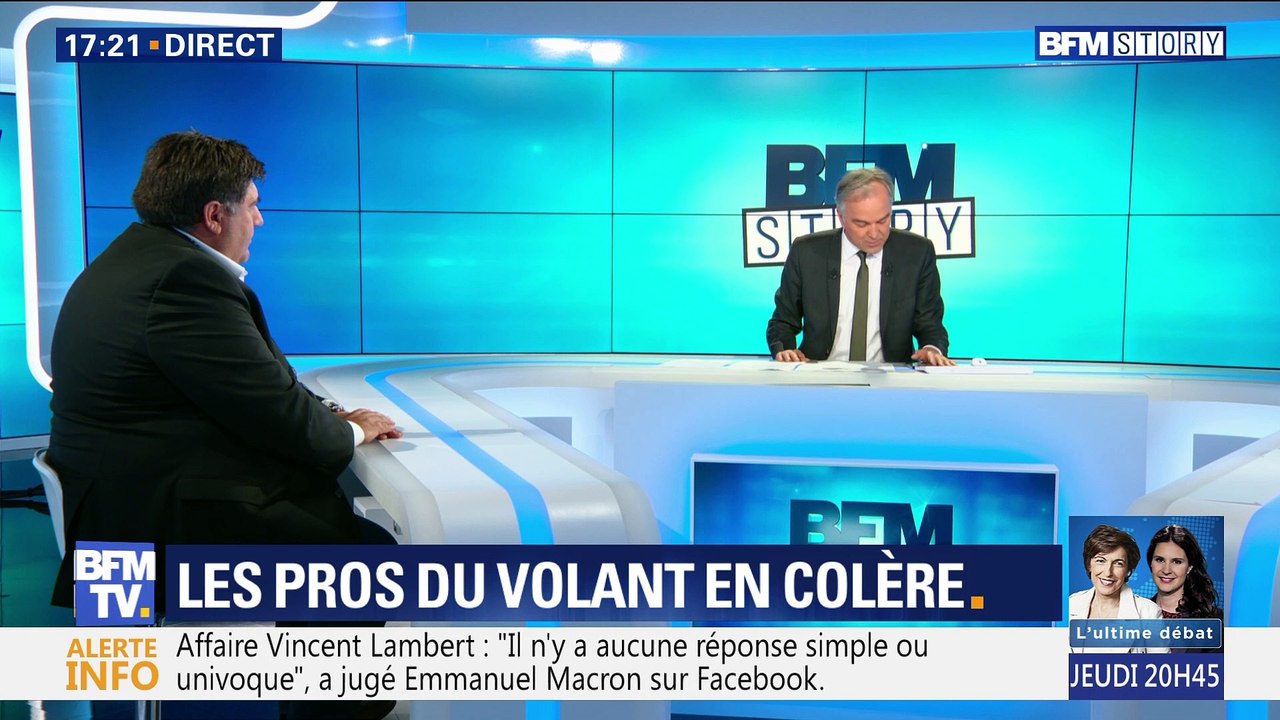 Les pros du volant en colère