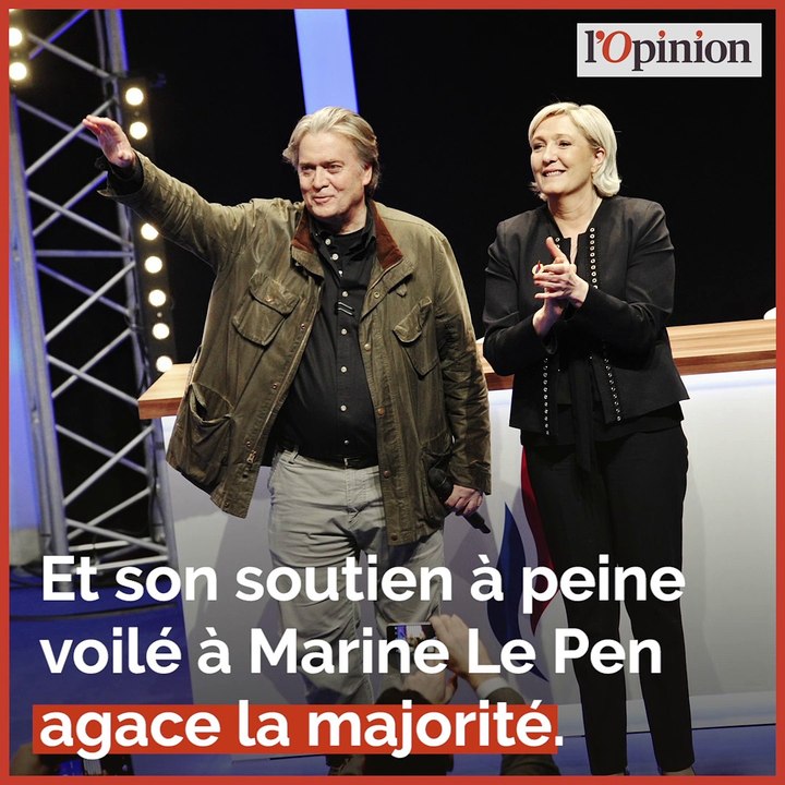 Européennes: la tournée médiatique de Bannon agace la majorité