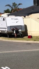 Neighbor Not Using His Head