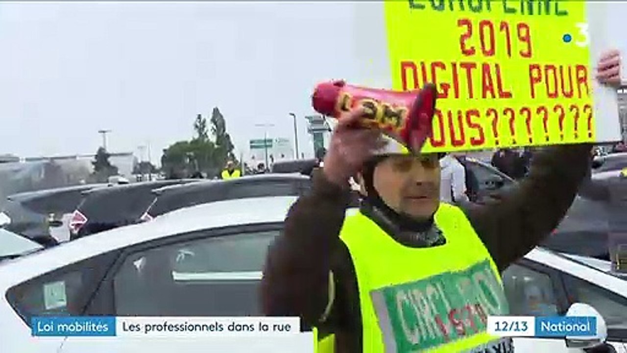 Transports : les professionnels contre l'"ubérisation" de leurs métiers