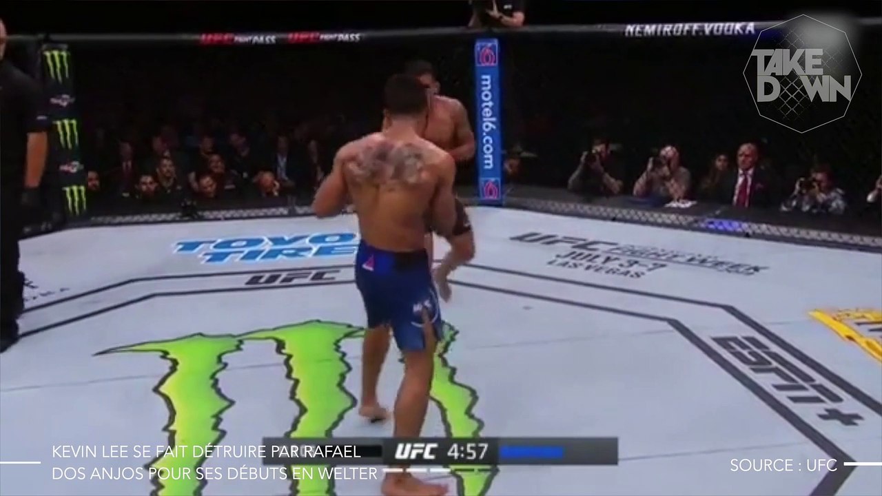 Kevin Lee voulait nettoyer les welters : il se fait détruire par Rafael Dos Anjos pour ses débuts !