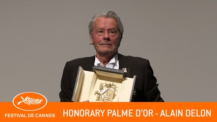 PALME D'HONNEUR - ALAIN DELON - Cannes 2019 - EV