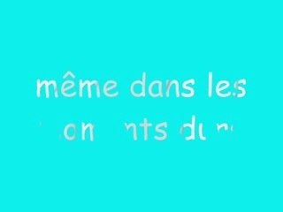 Une amitié a toute epreuve