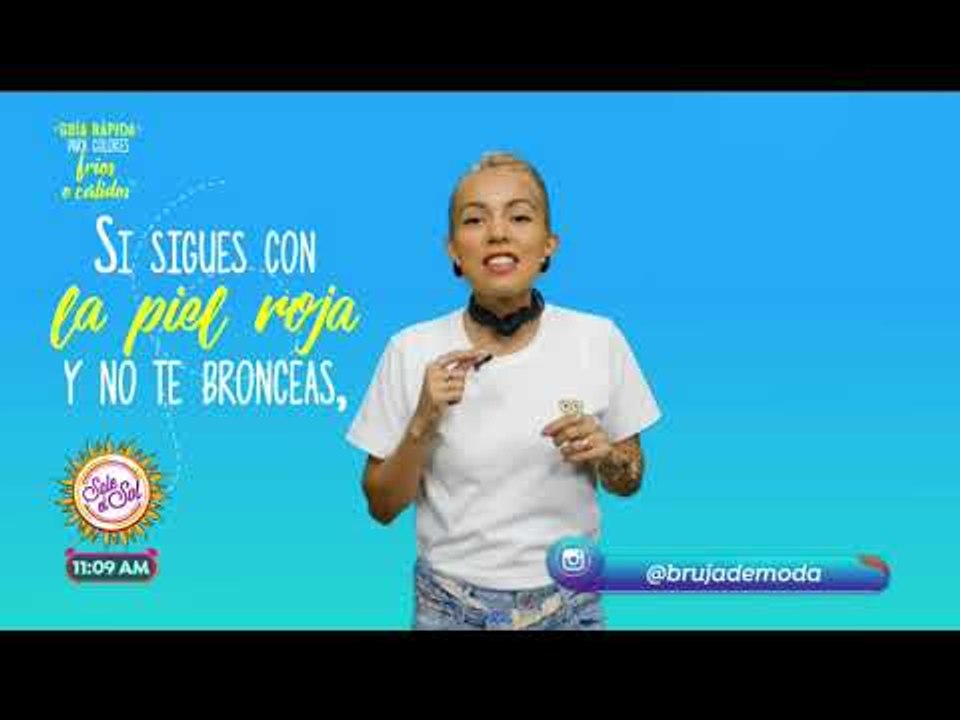 Guía para saber qué colores te favorecen | Sale el Sol